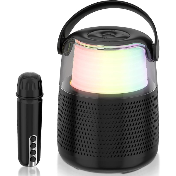 Barn Karaoke Bluetooth högtalare med trådlös mikrofon Black 4fe3 | Black |  Fyndiq
