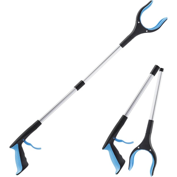 Gribetang 1 stk - Affaldsopsamler med Magnetisk Spids - 80 cm Lang Rækkevidde Hjælpende Håndopsamler Stav til Voksne Børn - Opsamler Værktøj Rækkevidde