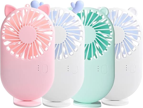 Håndholdt Miniventilator 4-pak