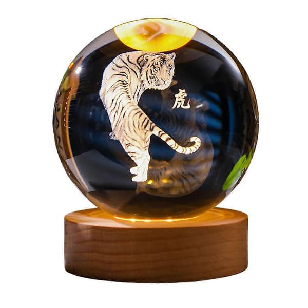 3D Lyckoamulett för Entrén Lyckoamulett Skulptur Amulett E1N5 tiger6cm 1pcs