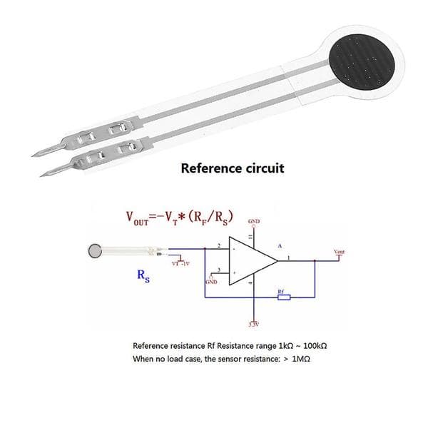 Filmtryksensor Kraftfølsom Resistor Df9-40 Tyndfilms Tryksensor