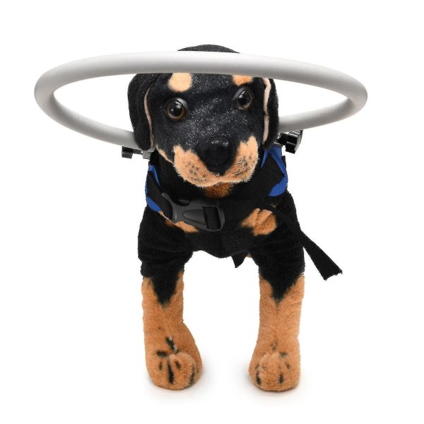 Pet Anti-kollision Ring Blind Hund Halo Halo Halsband, Sele Guidning Device Pet Väst S