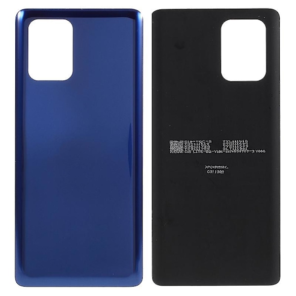 Samsung Galaxy S10 Lite 4G G770:n takakuoren akun kotelon vaihto (ilman logoa) - Multicolor Blue
