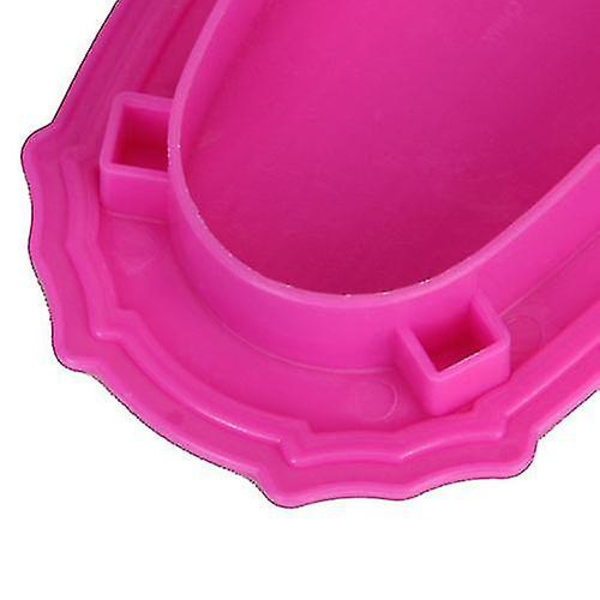 Matsalsmöbel Matbord Set För Barbie Docka Chockerande Rosa Vit