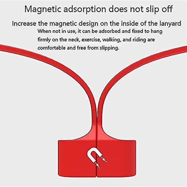 7 st Magnetiska anti-förlorade remmar Kompatibla Airpods 1 2 Pro, mjuk sportlina i silikonhalsrep