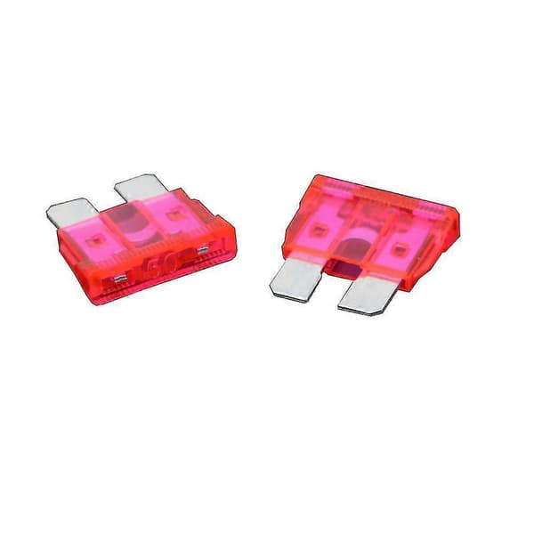 10 stk 50A Middels Store Bilsikringer - Bilbladsikringer