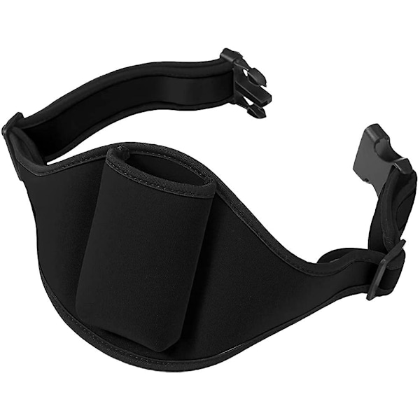 Mikrofonbælte Mikrofonbærerpose Fitness Mikrofonpose Træningsinstruktør Mikrofonpose Black 60X14cm