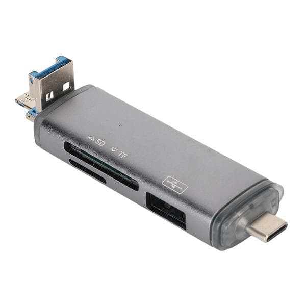 Kortlæser USB C Micro USB OTG 5Gbps Ultra Slim Plug and Play til Telefon PC Laptop