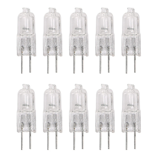 10 X G4 Halogen Lyspære Belysning 10w Varm Hvit-hyj
