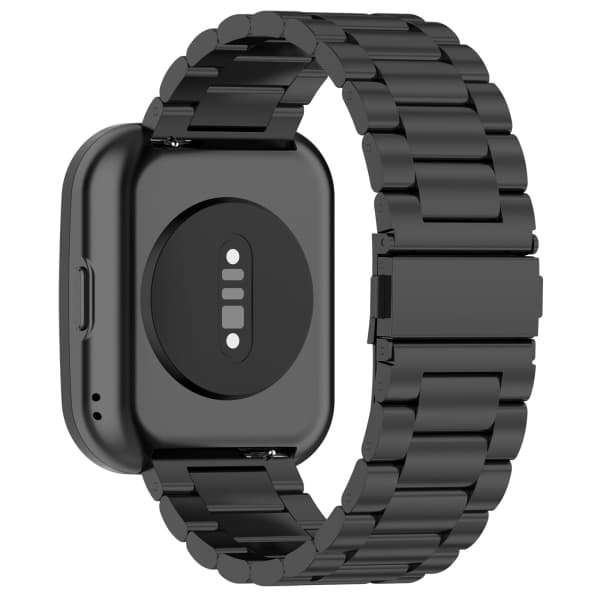 CDQ Armbånd i rustfrit stål til Huami Amazfit BIP 5 22mm SortCDQ