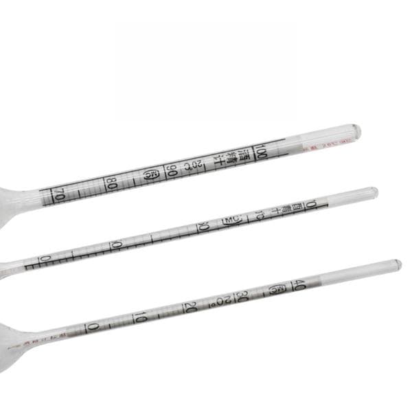 4-pack Alcohol Hydrometer 0-100 Proof Accurate Alcohol Tester with Conversion Chart Thermometer Suitable for Wine and Distilled Spirits