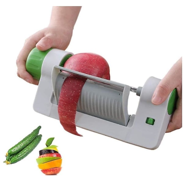 Veggie Sheet Slicer Peeler Cutter Spiralizer Potatisrullar 1 st - vit