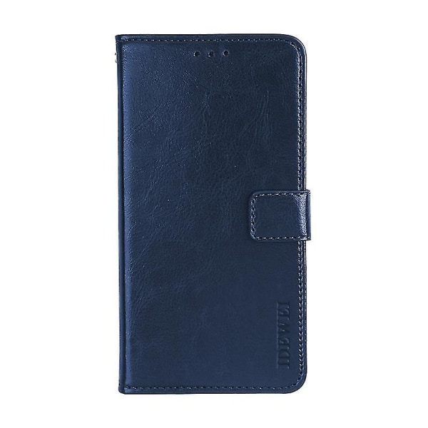 Til Blackview Bv9900 Pro Crazy Horse Texture Etui Dark Blue