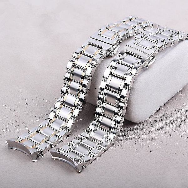 Rem til Longines L2 L4 Master Series ur med rustfrit stål solidt stik 19 20 21 mm