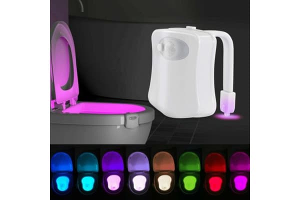 LED nattlys med bevegelsessensor for toalettet