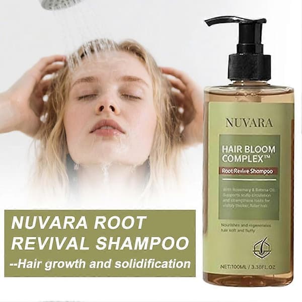 Nuvara Root Revival Schampo 100ml Minskar Håravfall för Fylligare Hår