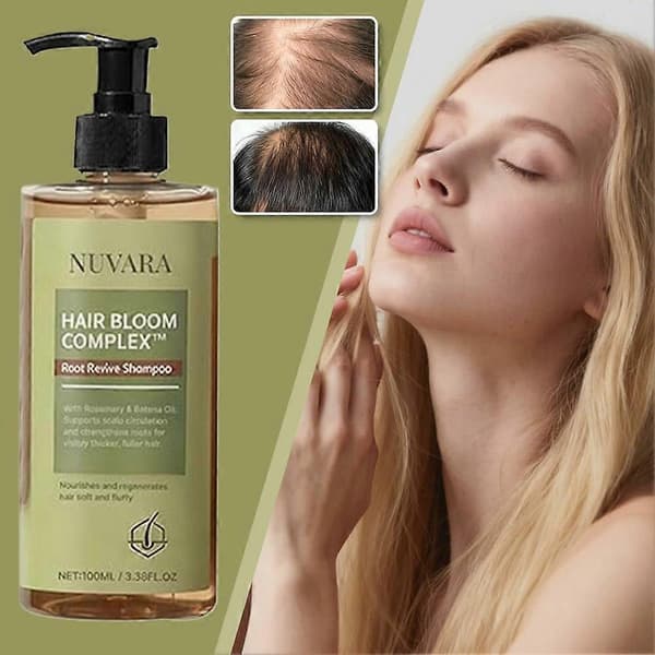 Nuvara Root Revival Schampo 100ml Minskar Håravfall för Fylligare Hår
