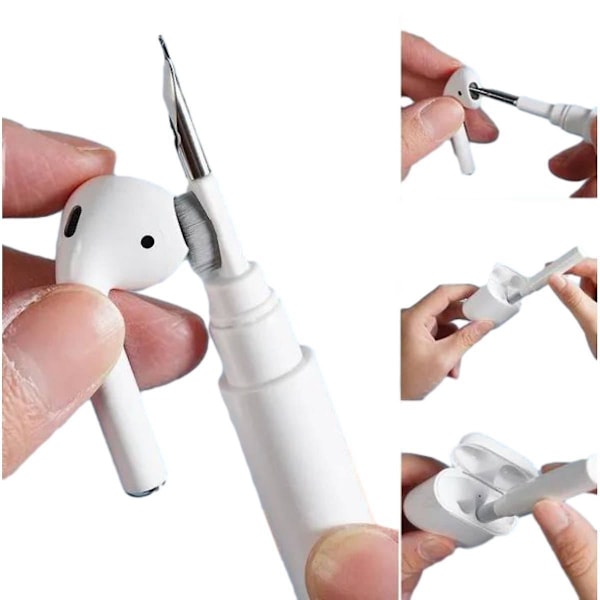 Bluetooth-ørepropp-rengjøringspenn for Air-pods, Air-pods Pro 1 2