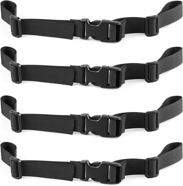 4 Pieces Chest Strap 61 cm x 2.5 cm Adjustable Chest Strap Non-slip Chest Strap for Backpack Quick Release Buckle Durable Quick Release