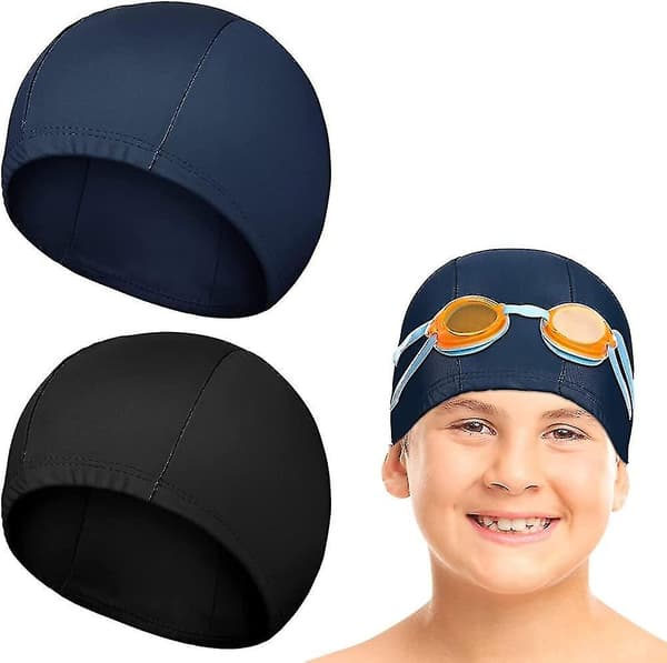 2 st badmössor för barn simmössor unisex simmössa vattentät simmössa
