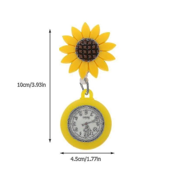 1 st Sunflower Design sjuksköterskeklocka watch spänne Watch Enkel watch