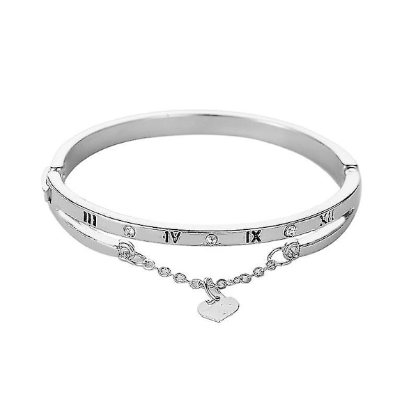 Lett luksus romersk kjede armbånd grunnleggende armbånd hot selling gull, rosegull sølv
