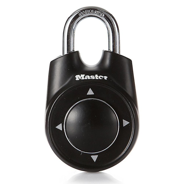 Master Lock -suuntalukko - kaappilukko - kuntosalilukko Black