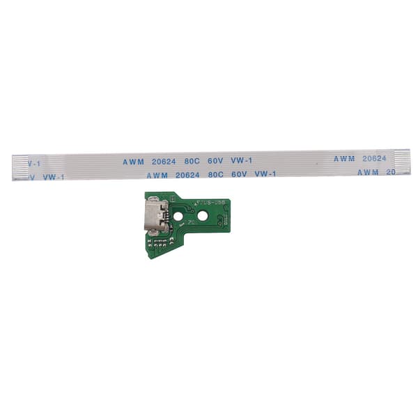 Til Sony Ps4 Controller Usb Opladningsport Stikplade Jds-055 5. V5 12-bens Kabel