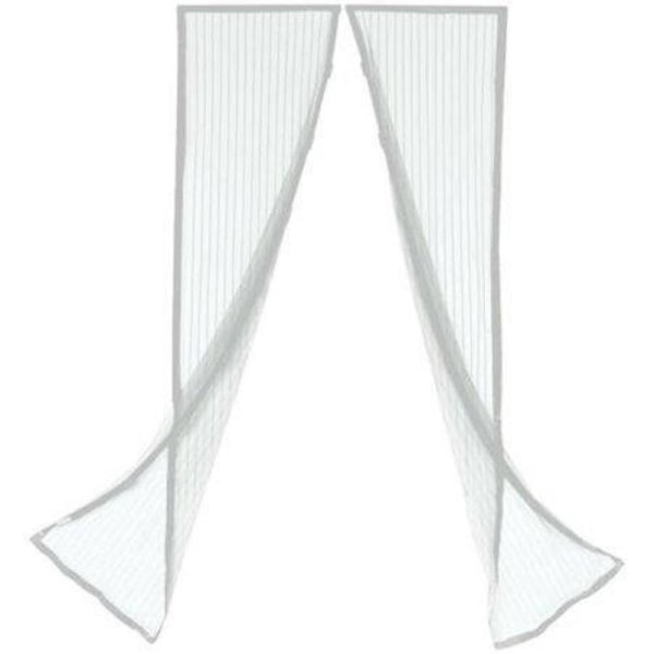 Hyönteisverkko Ovi 100x220 Hyönteissuoja Valkoinen Magneetti Hyttysverkko White