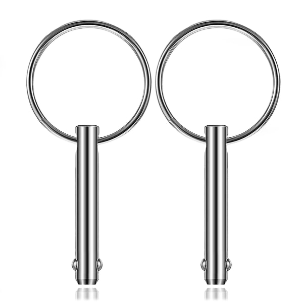 4 st snabbfrigöringsstift, diameter 1/4\"(6,3mm), 316 rostfritt stål, Bimini-toppar för båttillbehör