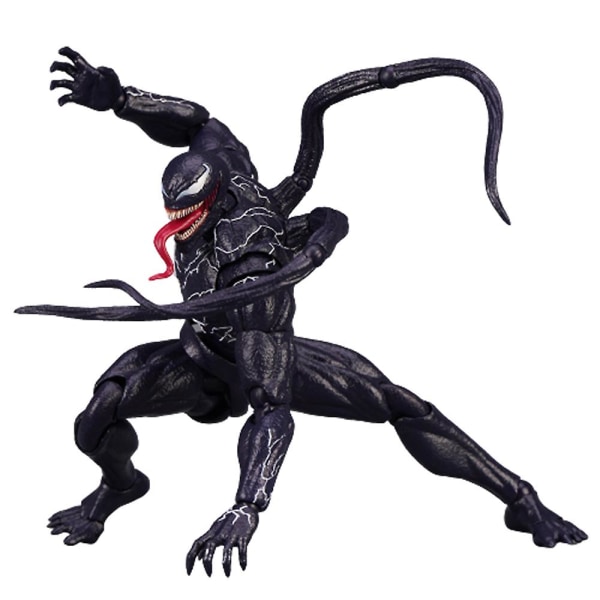 7,8" Shf Marvel Venom Let There Be Carnage -keräilevä toimintahahmolelu, ensiluokkainen muotoilu ja tarvikkeet, Venom-figuureja lahjat faneille