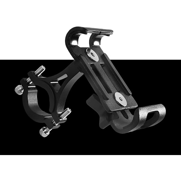 Aluminiumlegering sykkeltelefonholder, 360 graders roterbar universell metall motorsykkel og sykkelmontering telefonholder for sykkel