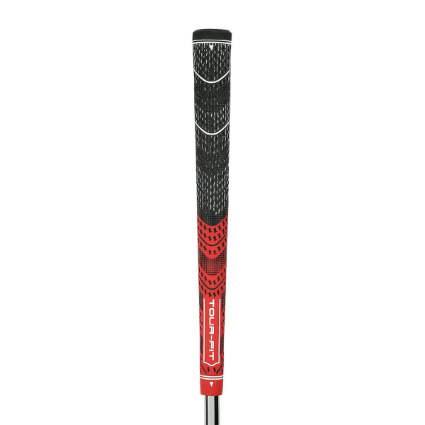 Dual Compound Golf Grip Premium Half Cord Standard mellanstora golfgrepp Red