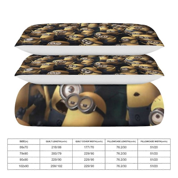 x486 Itse Ilkimys 3-osainen vuodevaatesetti Lämmin ja mukava pehmeä pussilakanasetti 1 pussilakanalla ja 2 tyynyliinalla makuuhuoneeseen b486 135x200cm 53x78in