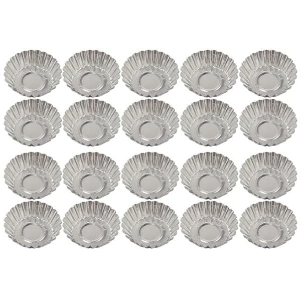 Aluminium Cupcake Kageform Form Bageværktøj Varm Geléform Form Bageplader 20 stk