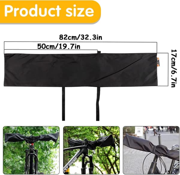 Ebike styrebeskyttelse, styrebeskyttelse, vanntett, ZQKLA