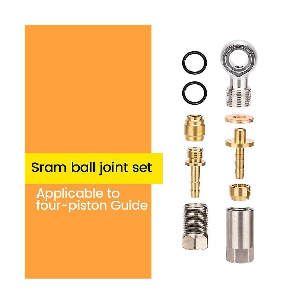 Hydraulisk skivebremsekobling for sykkel for Sram sykkelbremseslange med oliventetninger Ringoil N