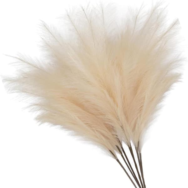 Artificial Pampas Grass, Large, Fluffy