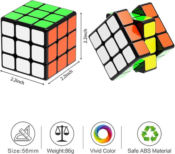 Speed ??cube, 3x3x3 magisk speed cube, lett å vri og smidig spe