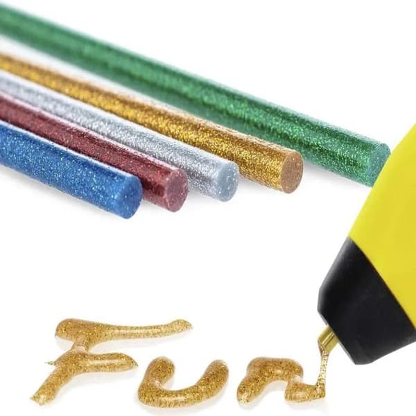 100 stk. limpinde 7 mm glitter - lim til 7 mm limpistol limpinde limpinde