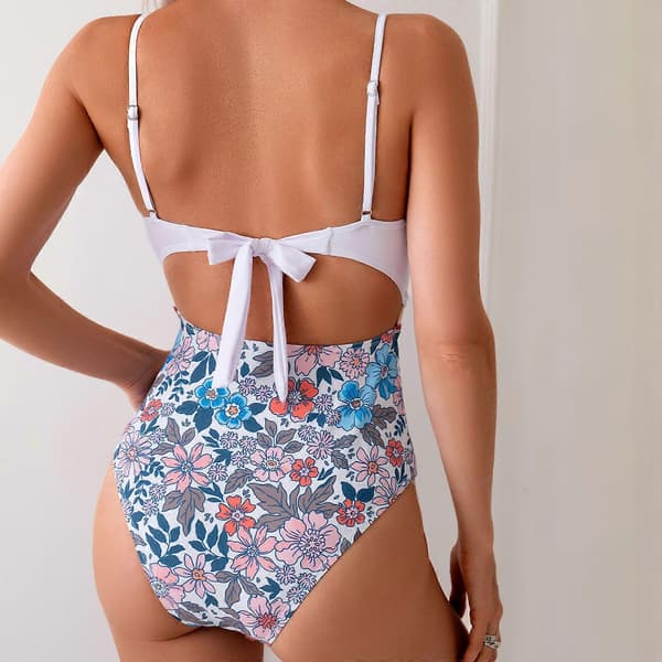 Store badedragter lukkede plus size badetøj kvinders badedragt tankini badedragt egnet S