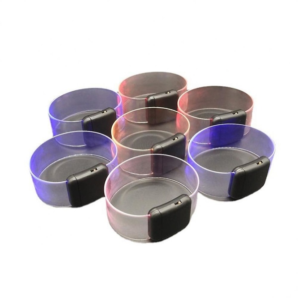 Led Luminous Armband Magnetisk handledsrem Säker Nattljus Armband Underhållning Hejande purple