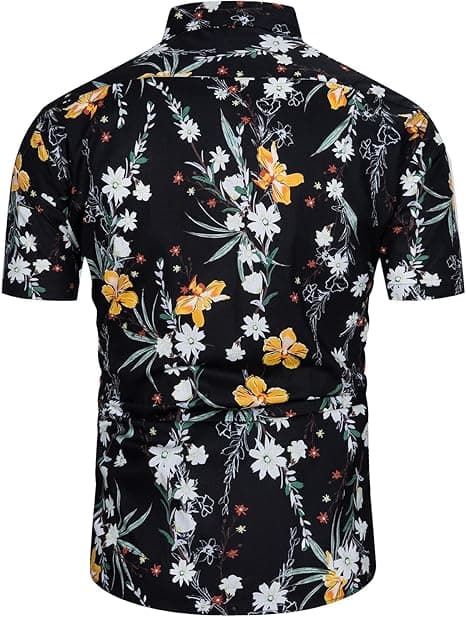 Kortærmet hawaiiskjorte med knapper