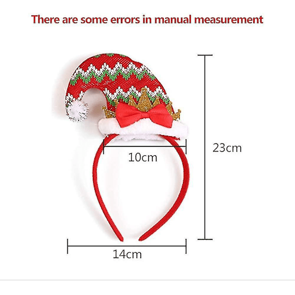 Julehovedbånd Børn - Julepynt Forsyninger Hovedspænde Performance Rekvisitter Hovedbeklædning Gaver 23cm / S1