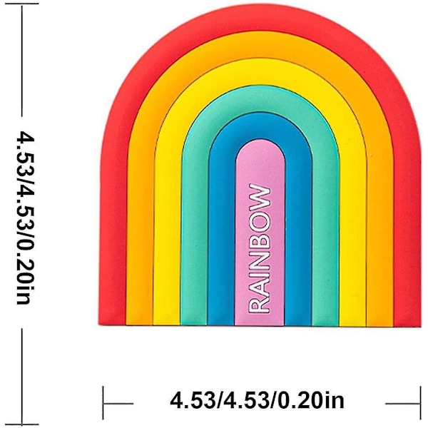 5 st placemattor för matbord - PVC mjuk gummibricka, ins stil PVC mjuk gummibricka, tvättbar tjockad isolering för kök hem bondgård