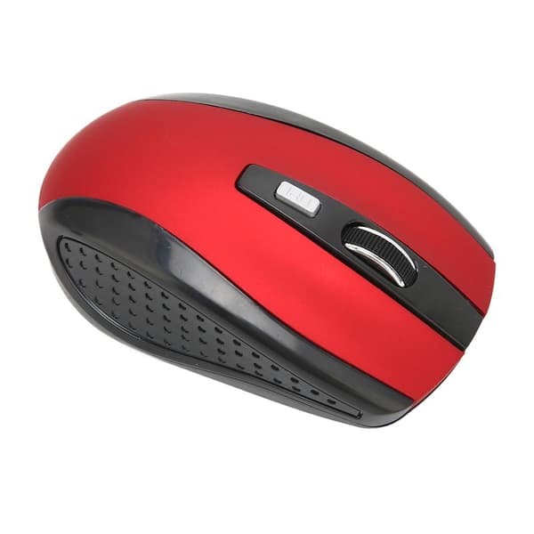 Mini Wireless Mouse 2.4GHz 3 Levels DPI Adjustable Wide Compatibility Mini Matte Texture Computer Accessories Red