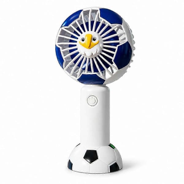 VM-maskot håndholdt ventilator genopladelig minikøleventilator til udendørs, rejser og kampdage-sjb 2