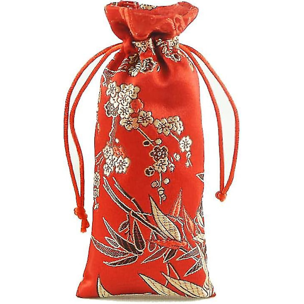 Puinen kampa, luonnollinen antistaattinen santelipuuinen hiuskampa lahjapussilla Em1501