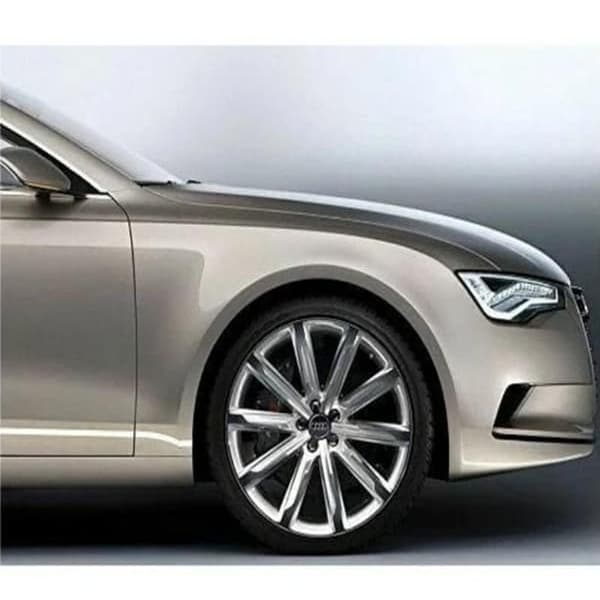 Sæt med 4 emblem hjulkapsler, til Audi hjulkapsler (sort) A3