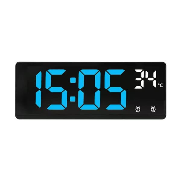 Elektronisk ur Digital LED-ure BLÅ Blue